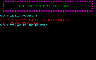 Maison Du Pr. Folibus — ss (WOR)