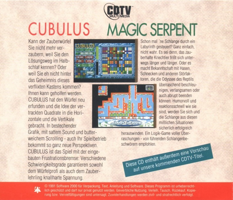 Cubulus & Magic Serpent — box-2D-back (WOR)