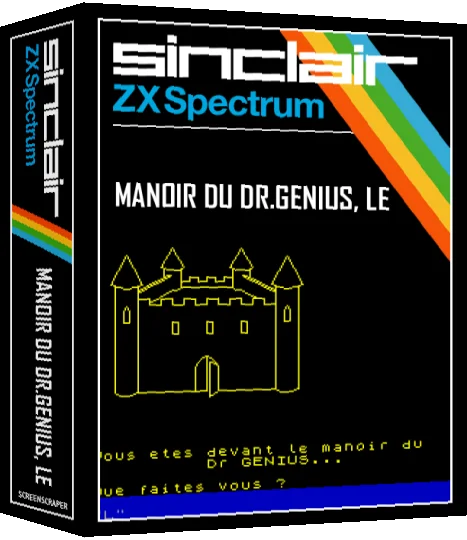Manoir Du Dr.Genius, Le — box-3D (SS)