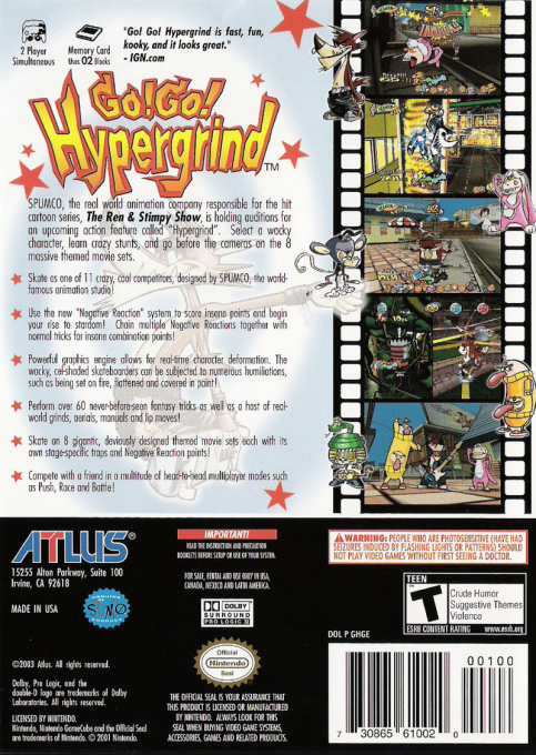 Go! Go! Hypergrind — box-2D-back (US)