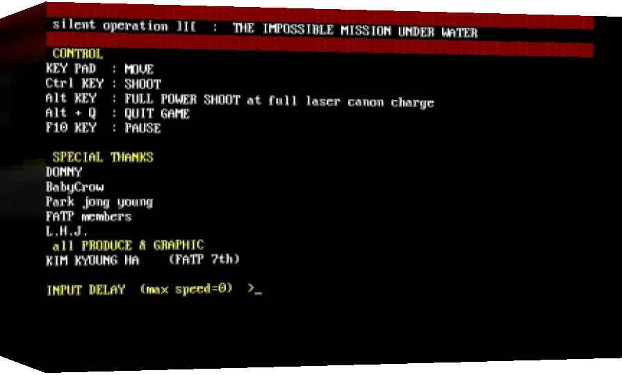 Silent Operation III : The Impossible Mission Under Water — box-3D (WOR)
