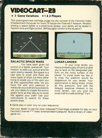 Videocart-23 - Galactic Space Wars — box-2D-back (US)