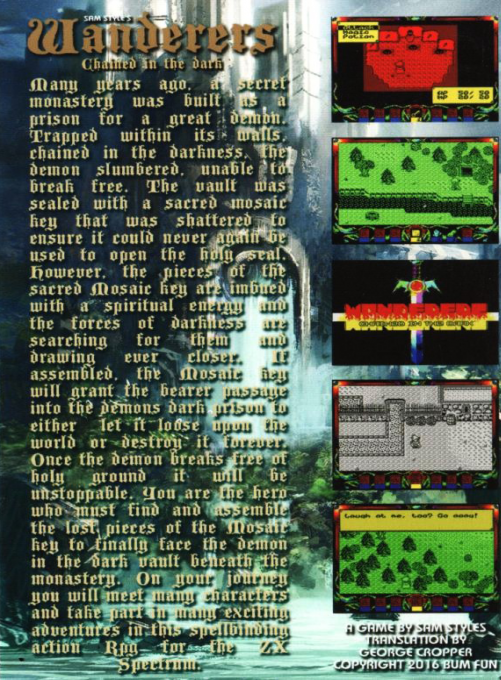 Wanderers. Chained In The Dark — box-2D-back (EU)