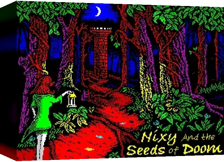 Nixy and the Seeds of Doom — box-3D (WOR)