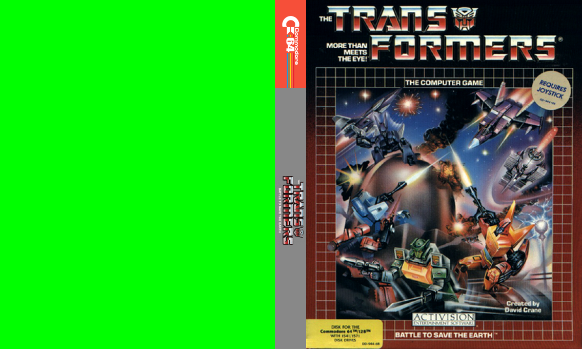 Transformers - The Battle to Save the Earth — box-texture (US)