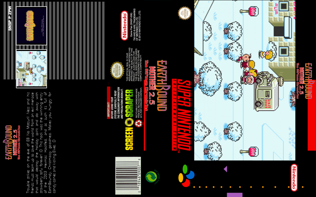Earthbound : Mother 2.5 - The Giftman Chronicles — box-texture (SS)