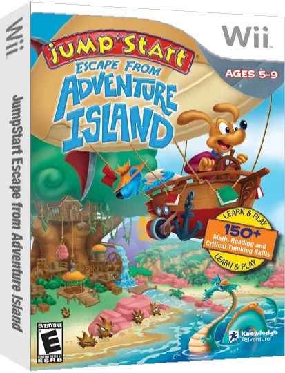 JumpStart Escape from Adventure Island — box-3D (US)