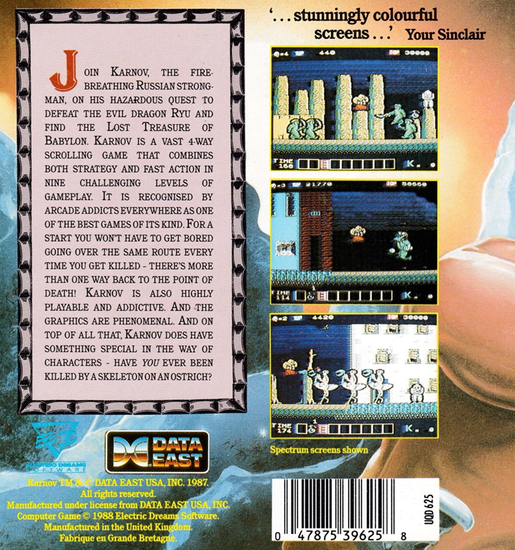 Karnov — box-2D-back (EU)