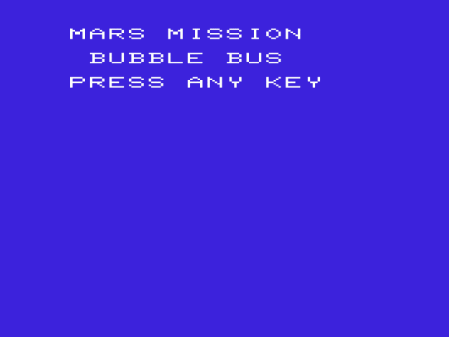 Mars Mission — sstitle (WOR)