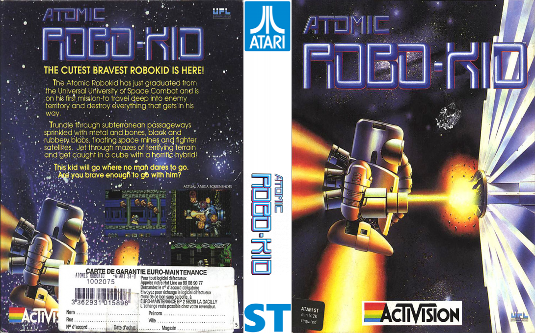Atomic Robo-Kid — box-texture (EU)
