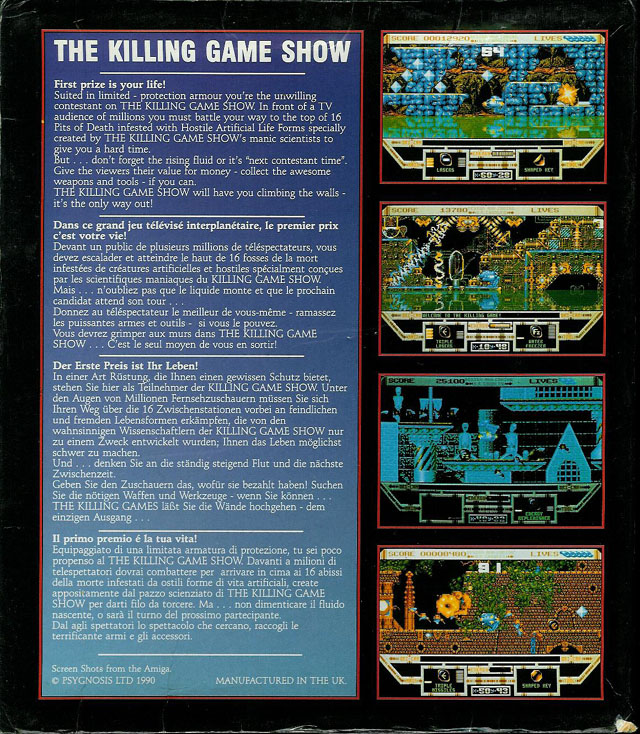 Killing Game Show, The — box-2D-back (EU)