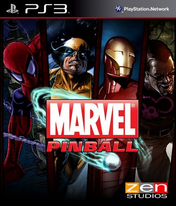 Marvel Pinball box art