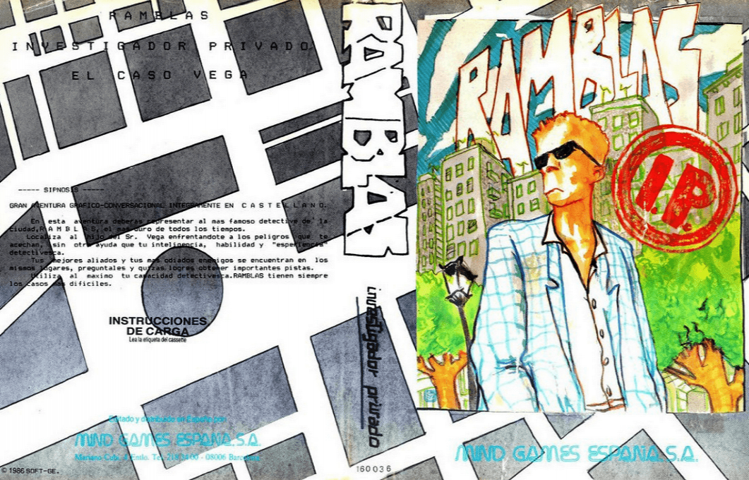 Ramblas, Investigador Privado - El Caso Vega — box-texture (SP)