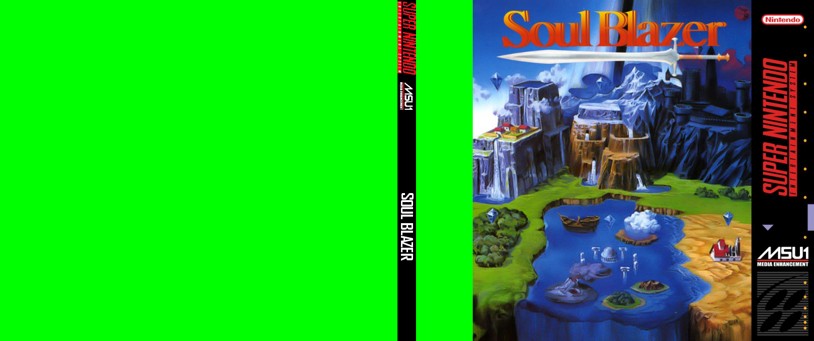 Soul Blazer — box-texture (US)