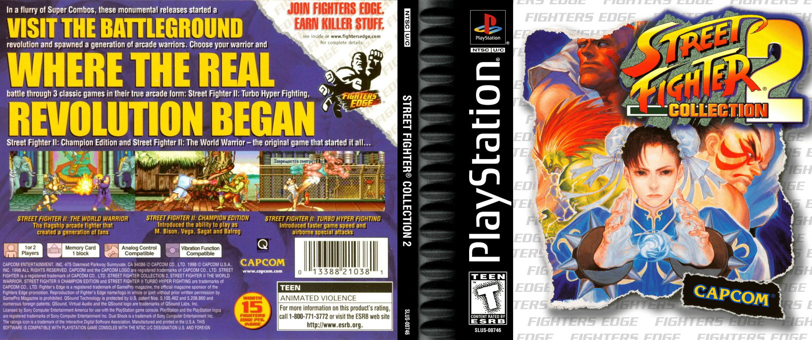 Street Fighter Collection 2 — box-texture (US)
