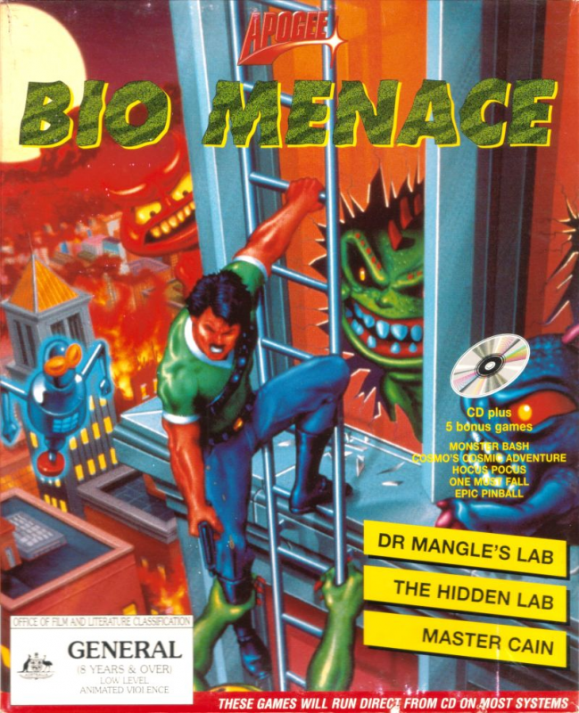 Bio Menace box art