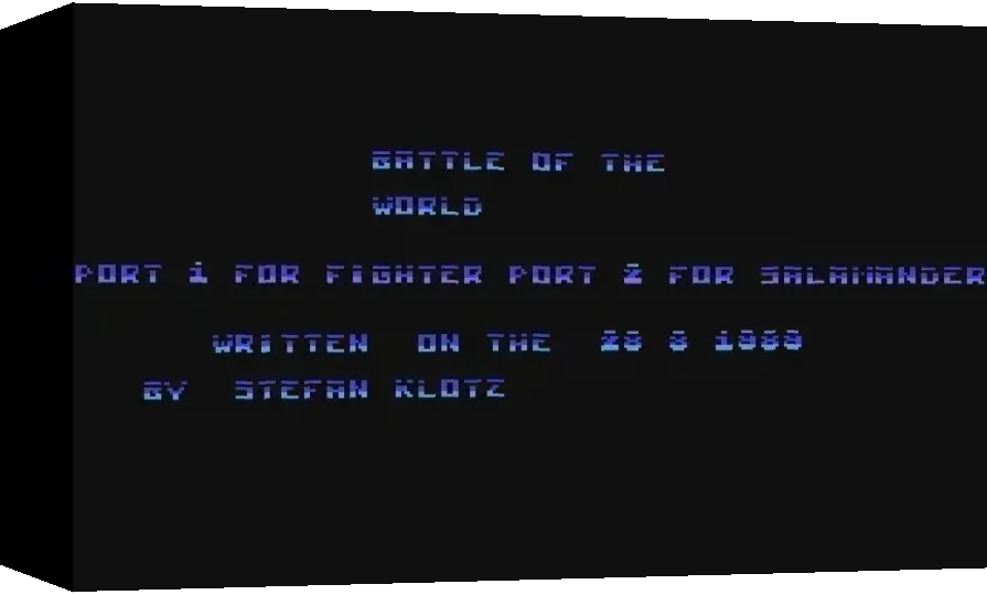 Battle of the World — box-3D (WOR)