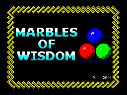 Marbles Of Wisdom — sstitle (WOR)