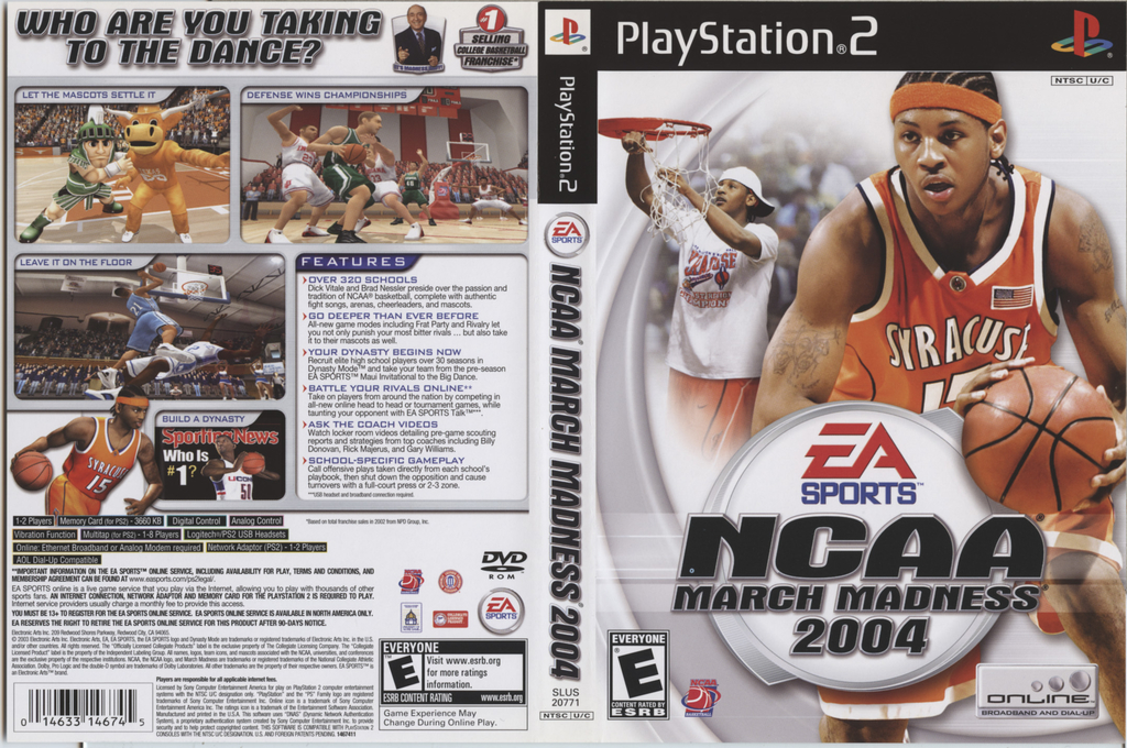 NCAA March Madness 2004 — box-texture (US)