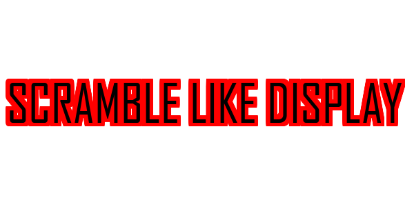 Scramble Like Display — wheel-hd (SS)