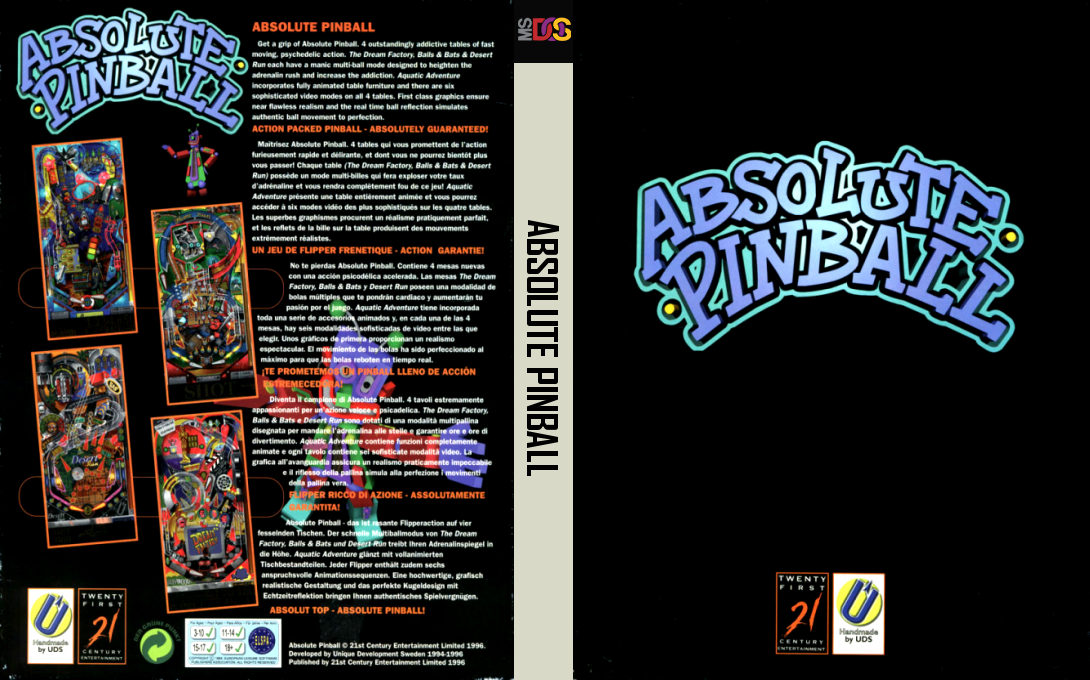 Absolute Pinball — box-texture (EU)