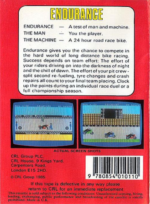 Endurance — box-2D-back (EU)