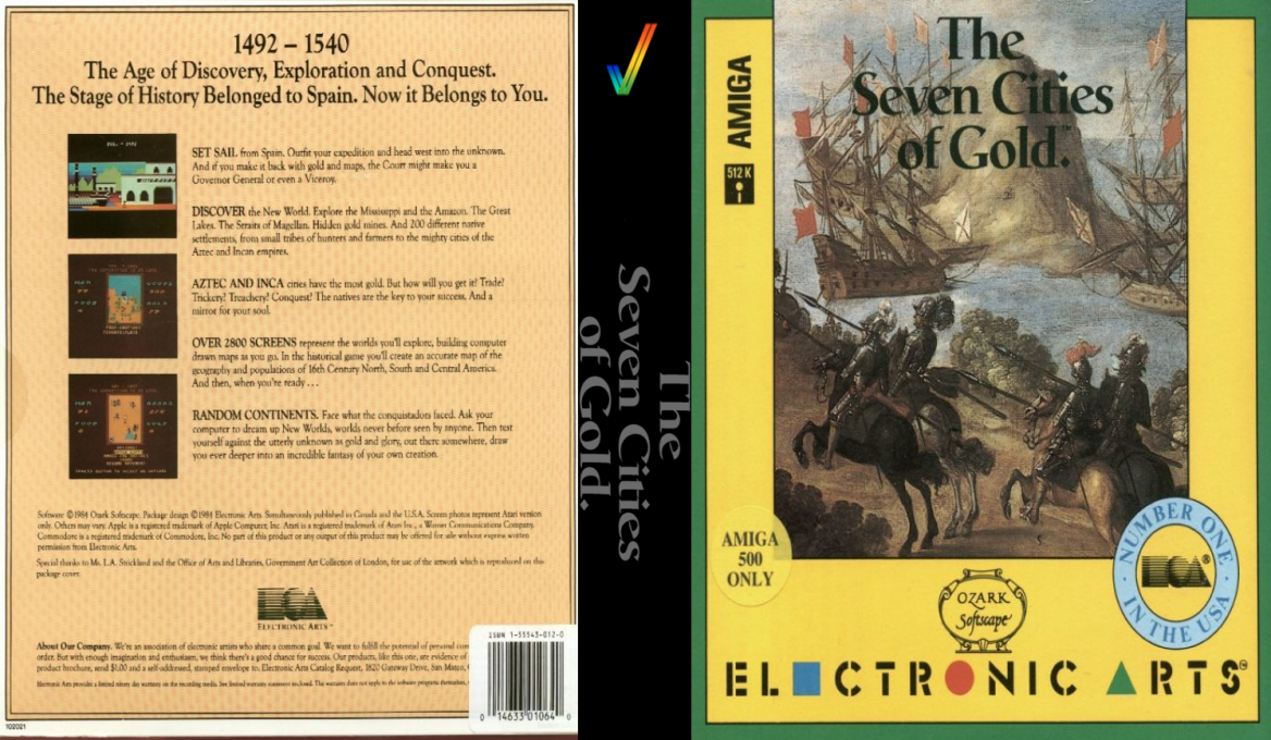 Seven Cities of Gold — box-texture (US)
