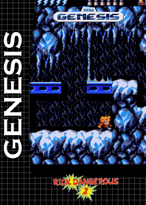 Rick Dangerous II — box-2D (SS)