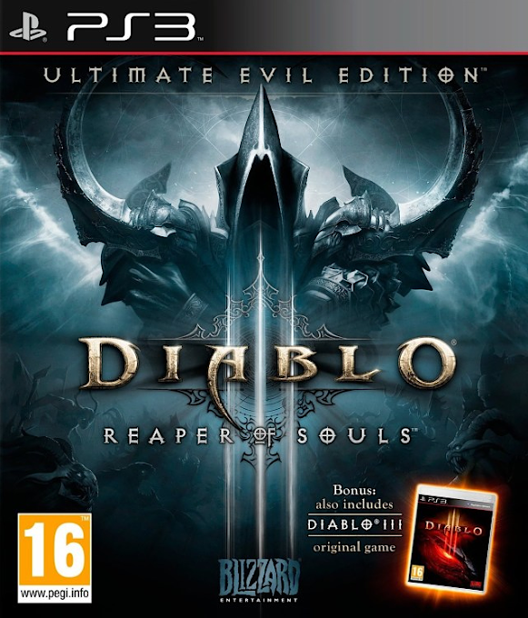 Diablo III - Reaper of Souls - Ultimate Evil Edition — box-2D (EU)