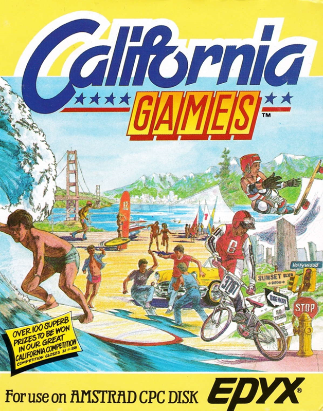 California Games box art