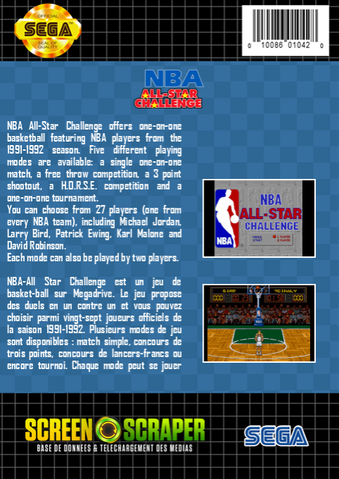 Nba All-star Challenge — box-2D-back (SS)