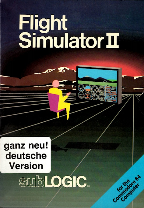 Flight Simulator II — box-2D (DE)