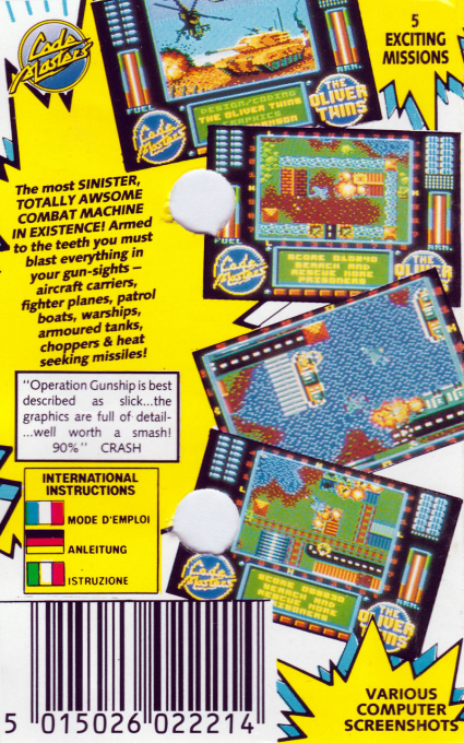 Operation Gunship — box-2D-back (EU)