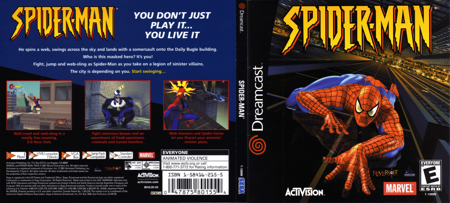 Spider-Man — box-texture (US)