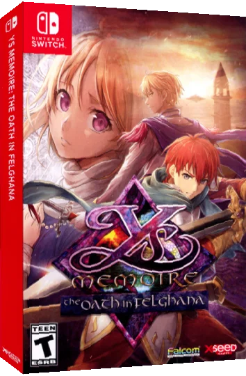 Ys Memoire : The Oath in Felghana — box-3D (US)