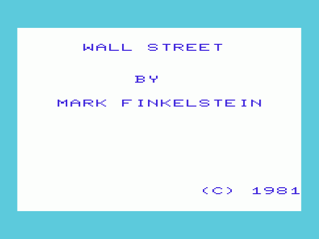 Wall Street — sstitle (WOR)
