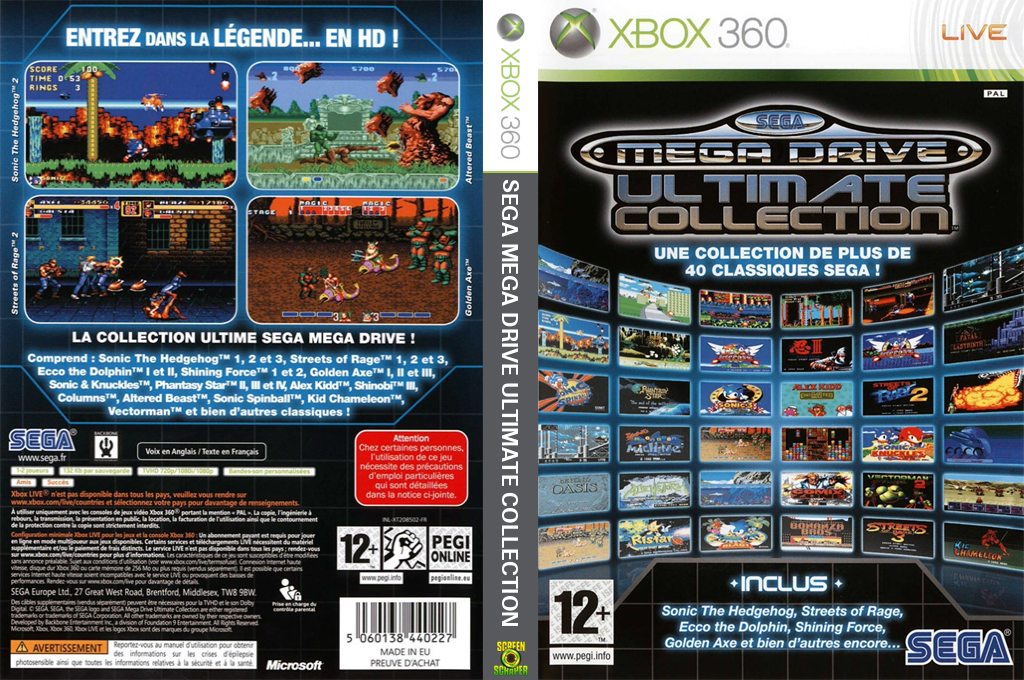 Sega Mega Drive Ultimate Collection — box-texture (EU)