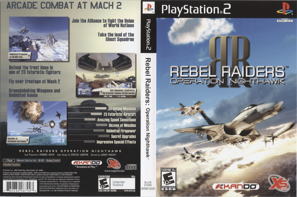 Rebel Raiders - Operation Nighthawk — box-texture (US)
