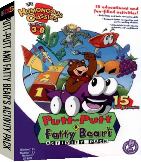 Putt-putt And Fatty Bear's Activity Pack — box-3D (US)