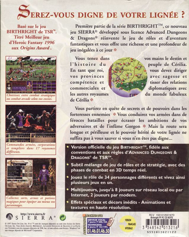 Birthright: The Gorgon's Alliance — box-2D-back (FR)