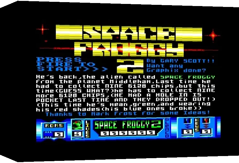 Space Froggy 2 — box-3D (WOR)