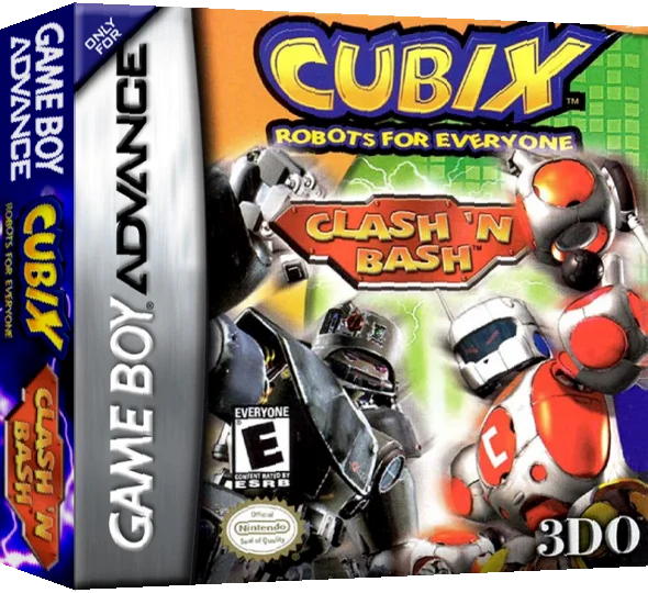 Cubix - Robots for Everyone - Clash 'N Bash — box-3D (US)