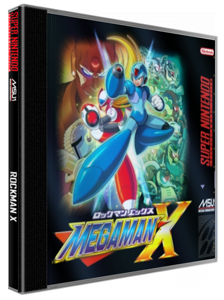Rockman X — box-3D (WOR)