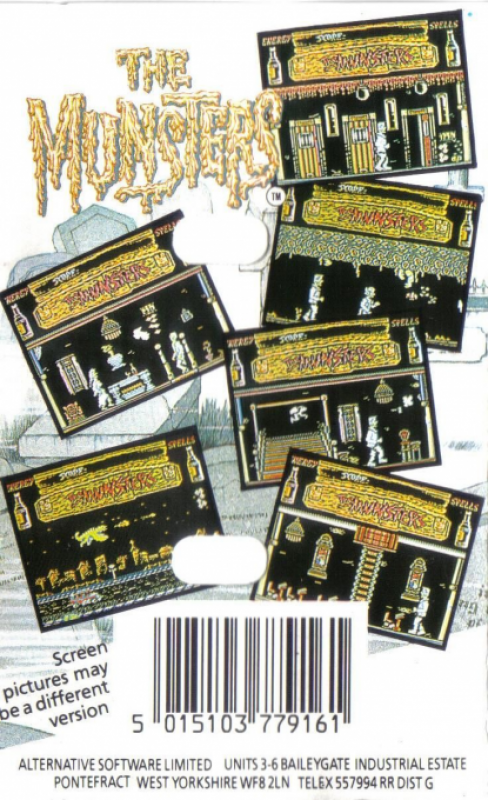 Munsters, The — box-2D-back (EU)