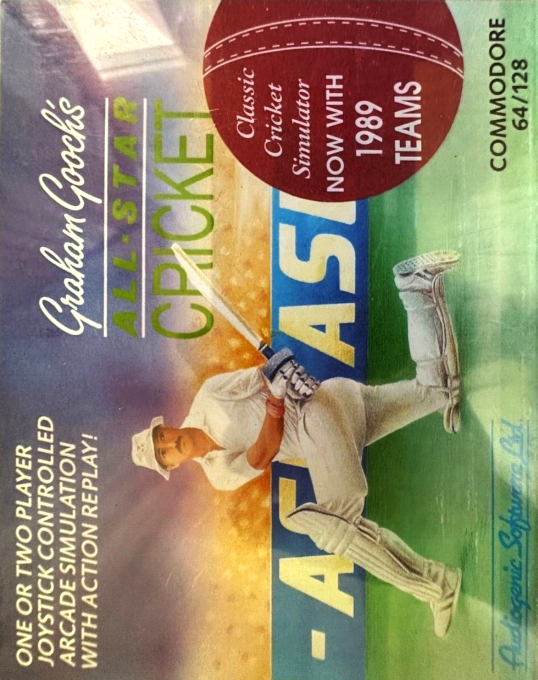 Graham Gooch's All Star Cricket box art