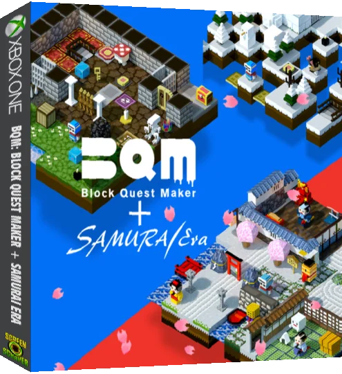 BQM: Block Quest Maker + Samurai Era — box-3D (WOR)
