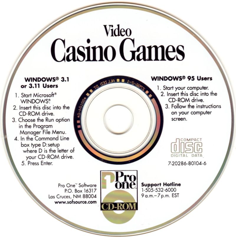 Video Casino Games — support-2D (WOR)