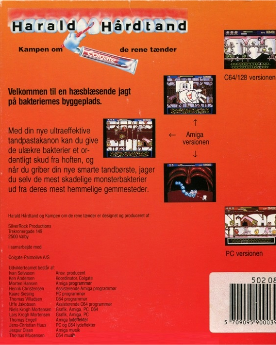 Harald Hardtooth : The Fight of the Clean Teeth — box-2D-back (EU)