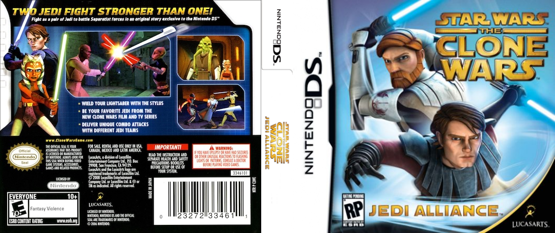 Star Wars - The Clone Wars - Jedi Alliance — box-texture (US)