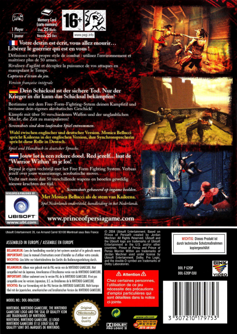 Prince of Persia - Warrior Within — box-2D-back (EU)
